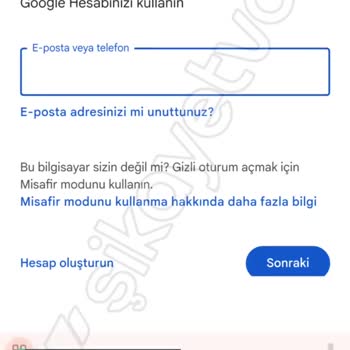 Gmail E-posta Adresi Şifremi Unuttum Hesabıma Giremiyorum!