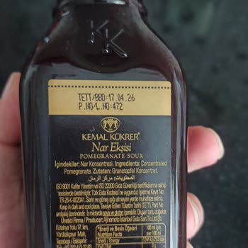 Kemal Kükrer Nar Ekşisi Tortu Ve Acımsı Tat