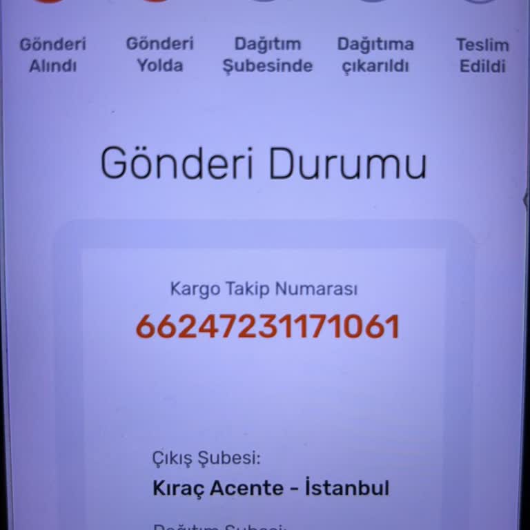 Sürat Kargo Kargomdan Haber Yok