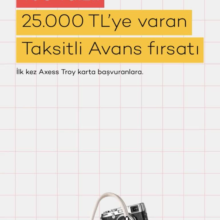 Akbank Troy Axess 25.000₺ Faizsiz Kredi Kampanyası.