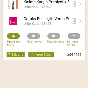 Yves Rocher Siparişim Elime Ulaşmadan İade Sürecine Girmiş