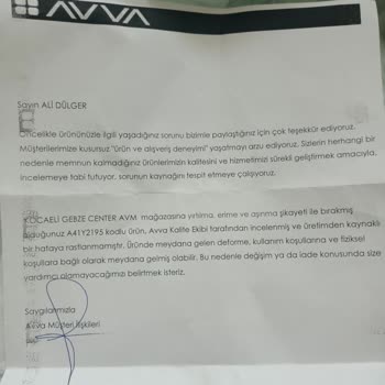 Avva Al Pişman Ol?