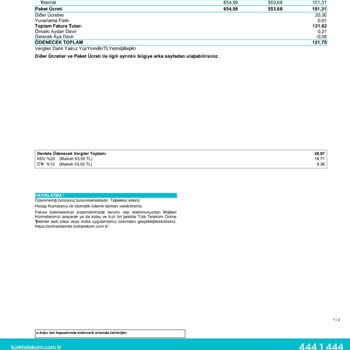 Türk Telekom Haksız Fatura Kesilmesi