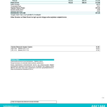 Türk Telekom Haksız Fatura Kesilmesi