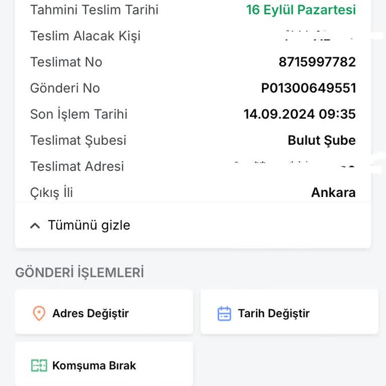 Trendyol Exspres Kargom Günlerdir Transfer Sürecinde Bekletiliyor