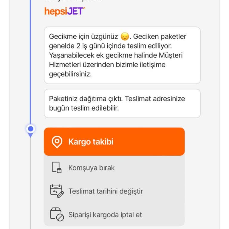 Hepsiburada - Hepsijet Kurye Terbiyesizliği