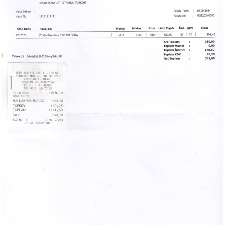 CATA - Uğur Aydınlatma Garantili Trafo Yanması Ve Değişim Sorunu