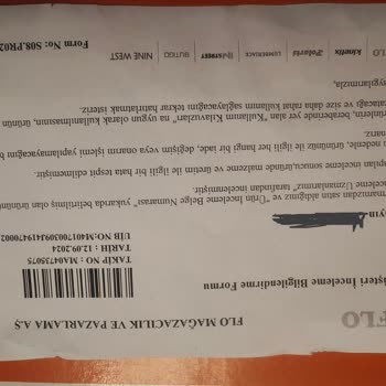 FLO (Polaris) Ürün Şikayeti