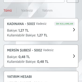 Ziraat Bankası Hesabım Mobilde Görünmüyor.