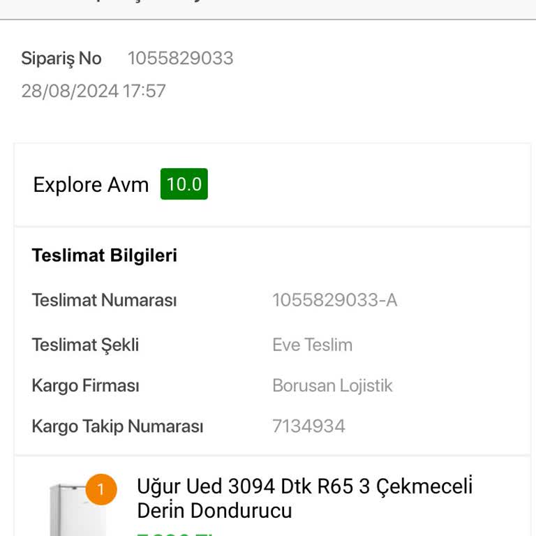 Koçtaş İptal Edilen Siparişin Gönderilmesi Ve Para İadesi Sorunu