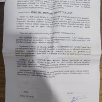 Asmolen Yapı & İnşaat Sözleşme İhlali Ve İnşaat Gecikmesi