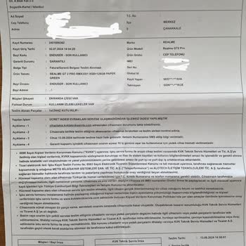 Realme Nin Müşteriyi Mağdur Etmeye Çalışması.