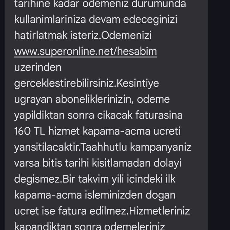 Superonline Turkcell Modemi Alıyor Aboneliği İptal Etmiyor.