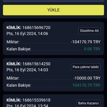 Prizmabet Oynamayın 104bin Sildiler