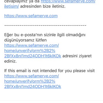 Sefamerve'den İade Ücretimi Alamıyorum!
