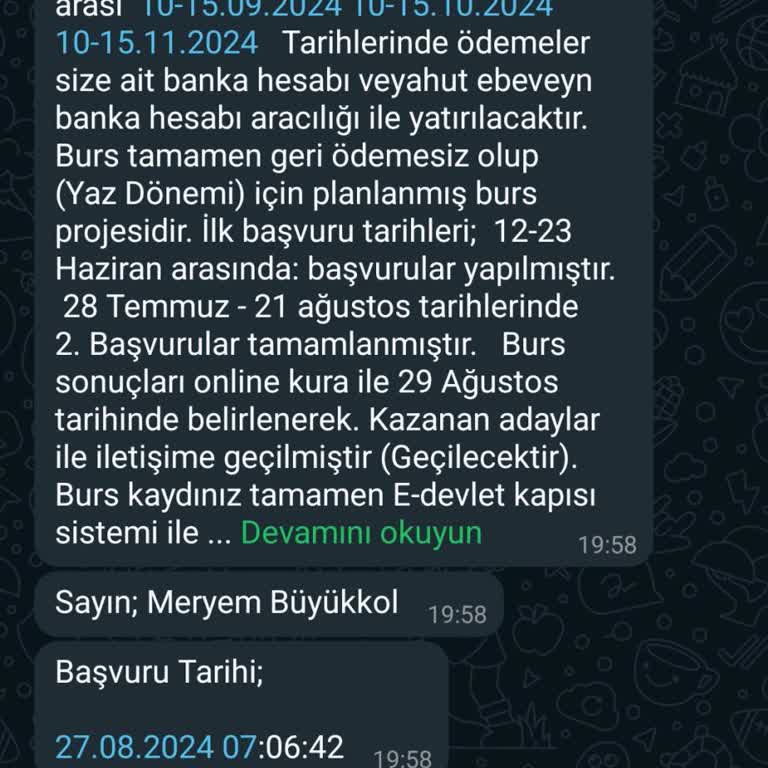 Acıbadem Vakfı (Burs Başvurusu) Acıbadem Burs Başvurusu