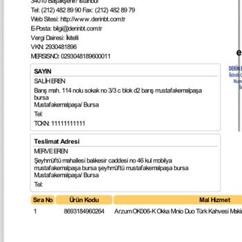 Arzum Okka Kahve Makinesi Cezve Sorunu