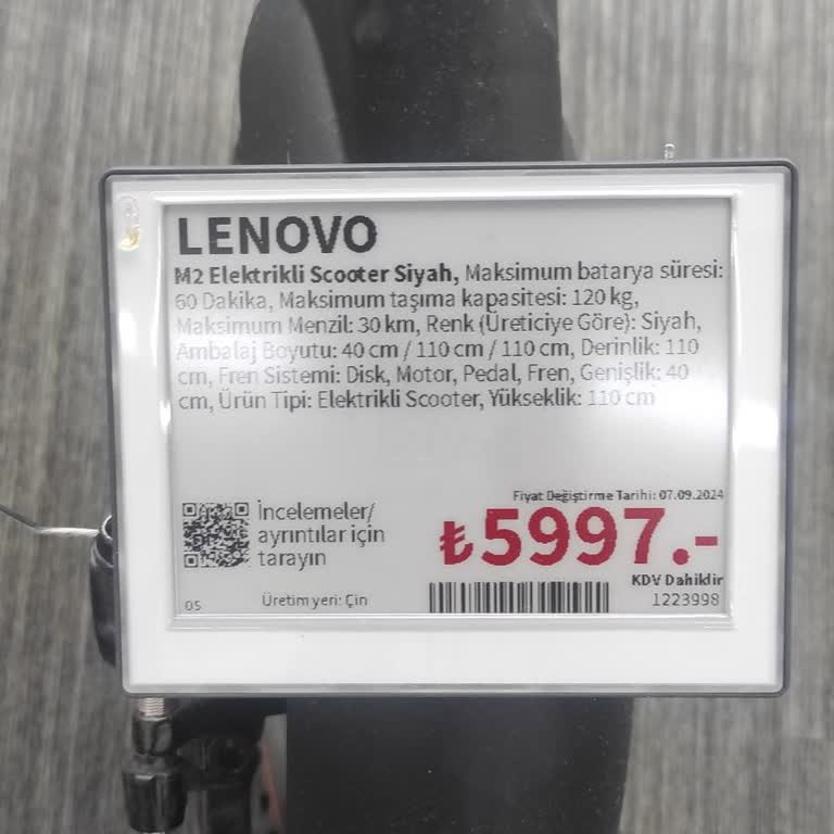 Media Markt Lenovo M2 Scooter Şikayet Açılmıyor