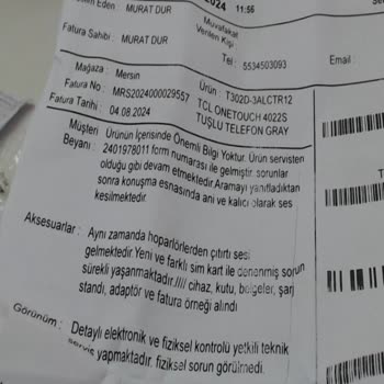 TCL Telefon TCL 4022s Ses Problemi