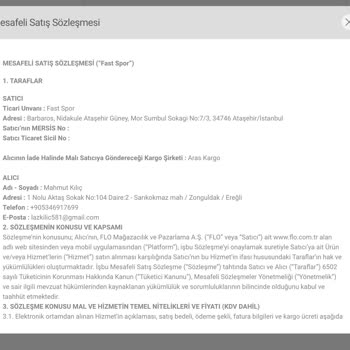 Fast Spor Siparişim İptal Edilip Fiyatı Artırılıp Satışa Sunuldu