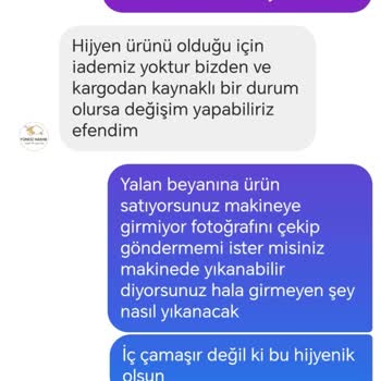 Yüncü Hanım Y**** Hanım Yalan Beyanla Ürün Satıyor