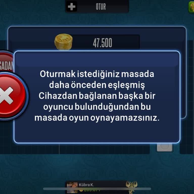 101 Okey Plus Okeyde Aynı Masaya Oturamıyoruz Arkadaşımla Çünkü Onun Hesabına Girdim