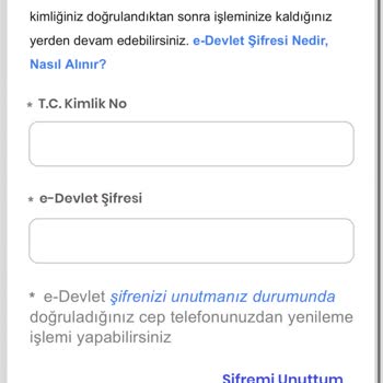 İşin Olsun Kimlik Bilgilerimin Güvenliği Hakkında Acil Yardım Talebi