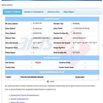 Aras Kargo Pasaportu Kaybetti - Acil Olarak Pasaportu Bulun