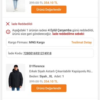 Trendyol Ve MNG Kargo İade Sorunu