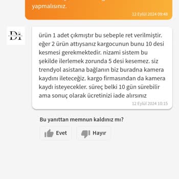 Trendyol Ve MNG Kargo İade Sorunu