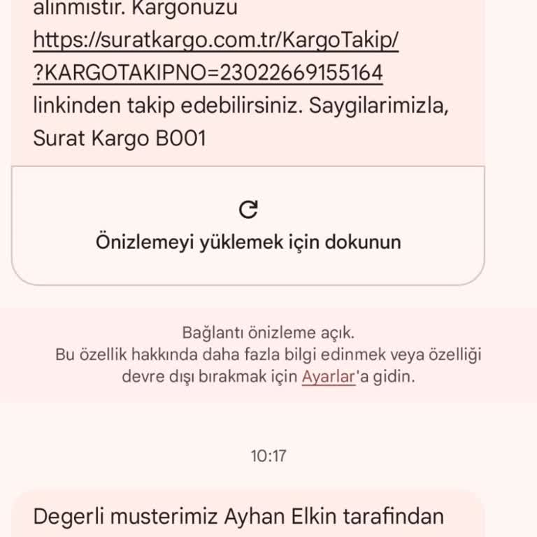 Sürat Kargonu Personellerinin Edep Sizliği.