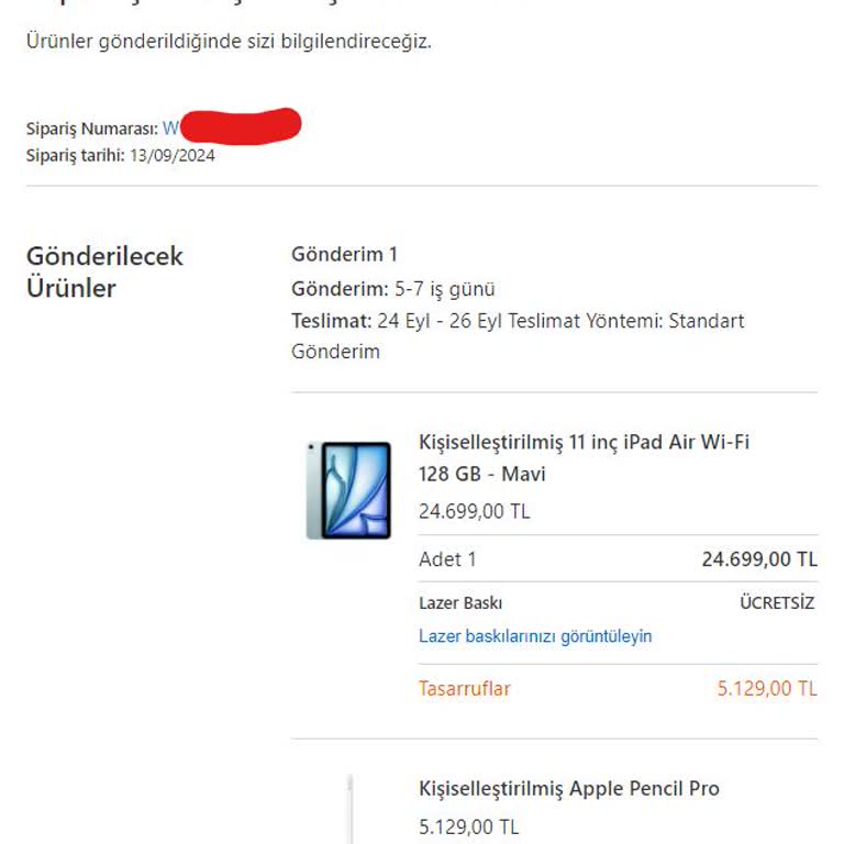 iPhone Apple Türkiye Teslimat Süresinin Uzunluğu