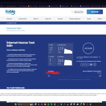 Kablo Net İnternet Hızı Problemi Çözülmüyor. Nitelikli Personel Yok