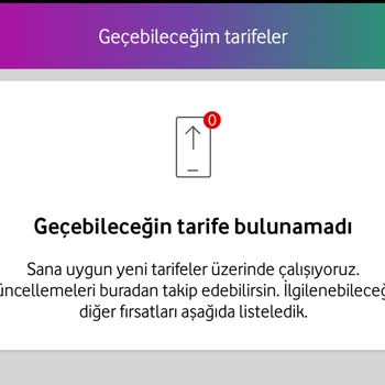 Vodafone Tarife Geçiş Sorunu ve Ekstra Ücret Endişesi