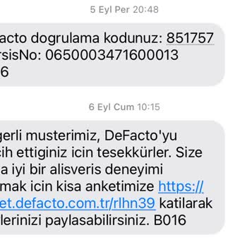 DeFacto Pantolon Hatalı Ürün