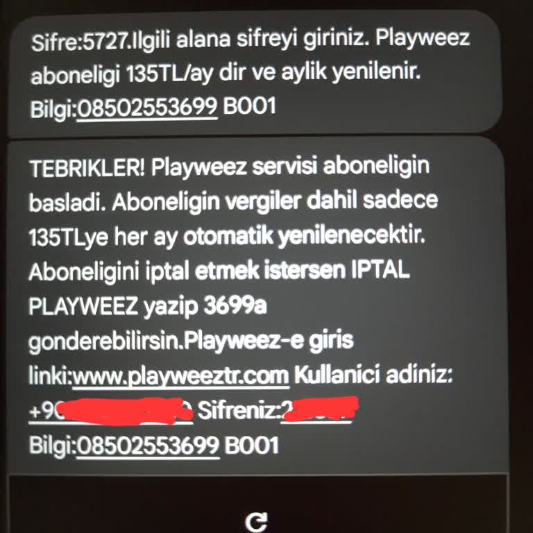 Playweez İzinsiz Abonelik Ve Yüksek Ücret Kesintisi Sorunu