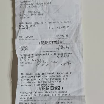 FLO Ayakkabı Yanlış Ürün Gönderimi Ve İade Sorunu İle Mağduriyet Yaşadım