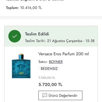 Boyner Eros Kalıcı Değil