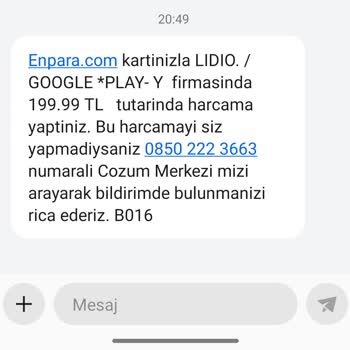 Google Play Lidio Onaysız Para Çekimi (kredi Kardi )