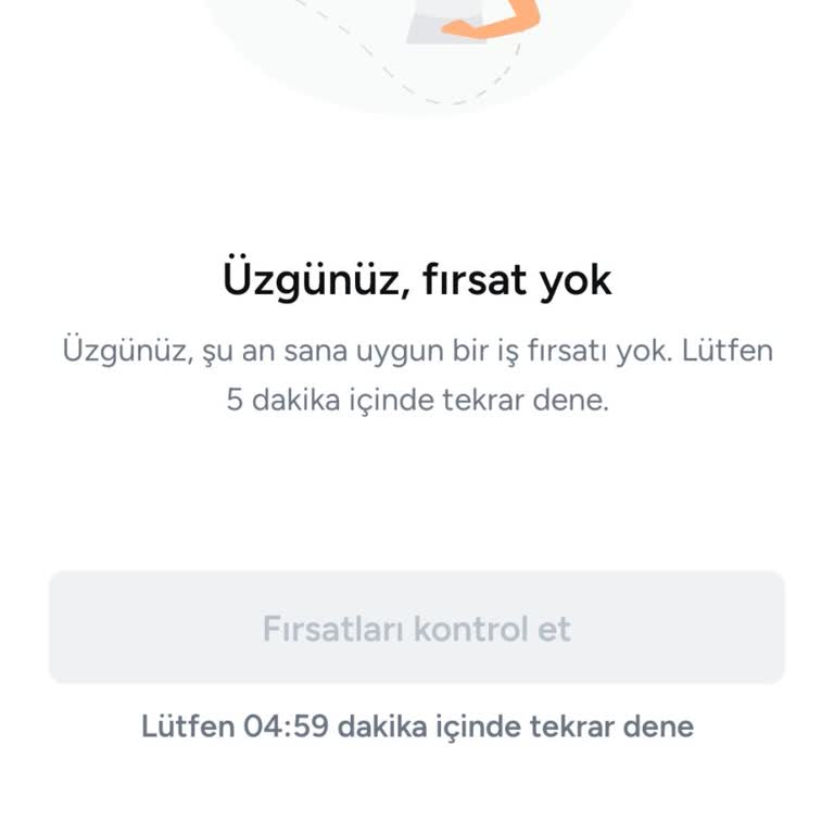 Armut Uygulaması Çalışmıyor Ve Fırsat Kontrol Et Butonu