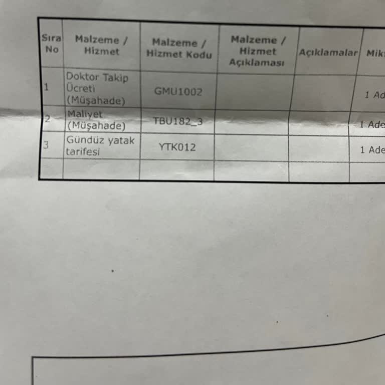 Safa Hastanesi Acil Servis Kaydı