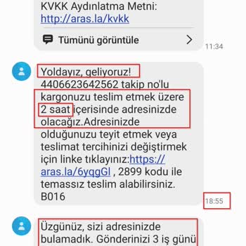 Aras Kargo Çalışanı Evde Yok Yalanıyla Şubeden Almaya Mecbur Bıraktı