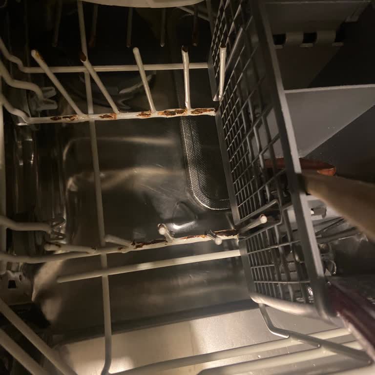 Arçelik Bulaşık Makinesi Alt Sepeti Paslandı