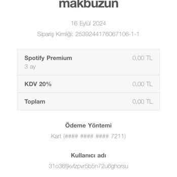 Spotify Para Çekimi Yapıldı