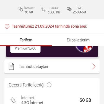 Vodafone Taahhüt Yenileme Sorunu ve Yüksek Ücret Endişesi