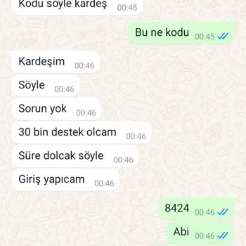 0850 701 59 26 Tarafından Kod Gönderildi!