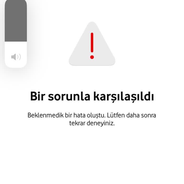 Vodafone Yanımda Uygulamasında Paket Alım Sorunu