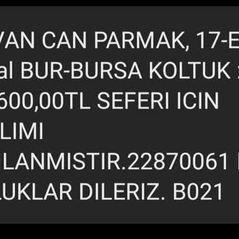 Obilet/Güney Akdeniz Habersiz Koltuk Değiştirmesi