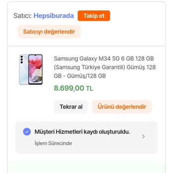 Hepsiburada Faturama TCKN Eklemedi
