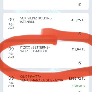 Betterme İzinsiz Hesabımdan Para Çekiyor